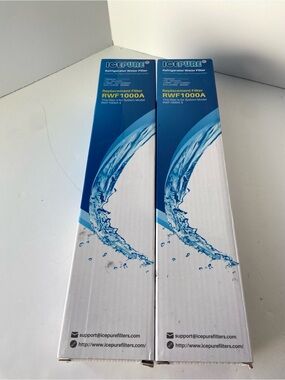 2 Pack New IcePure Refrigerator Water Filter RWF6100A Brand New Sealed LG